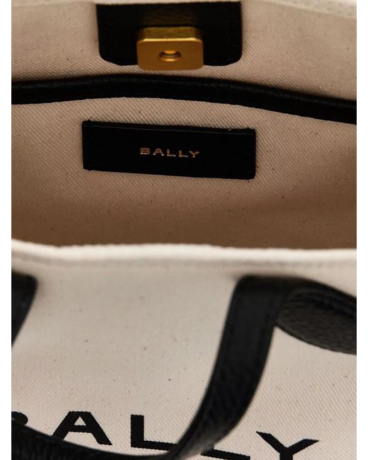 Bally Natural Lock Me Tote Bag