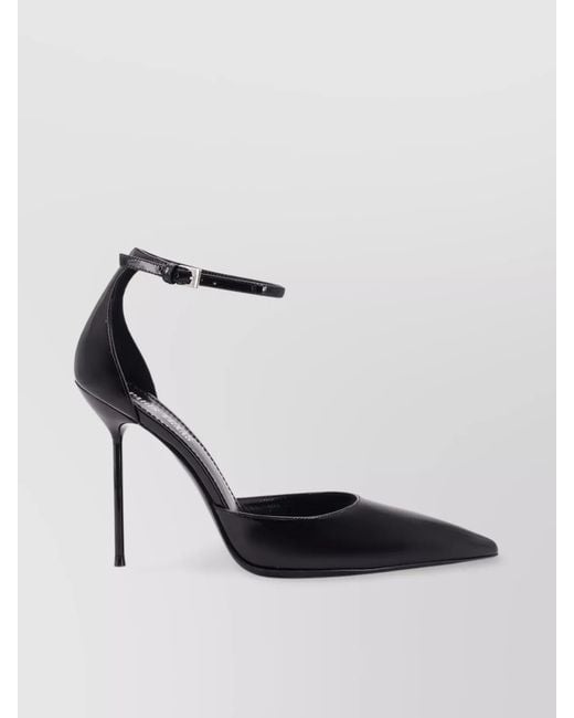 Paris Texas White Patent Leather Ankle Strap Pumps