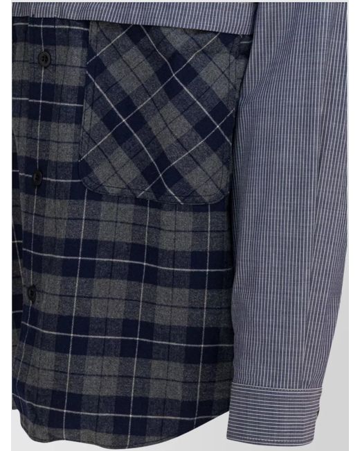 Comme des Garçons Blue Cotton Shirt for men