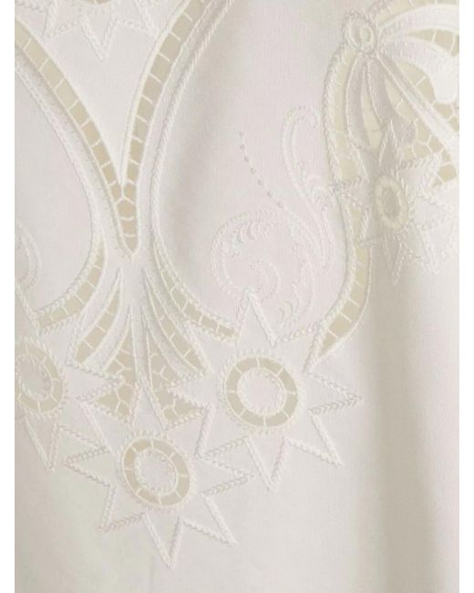 Chloé White Midi Skirt