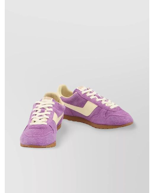 Autry Pink Suede Low-Top Sneakers