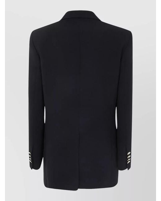 DR. HOPE Black Double Breasted Coat