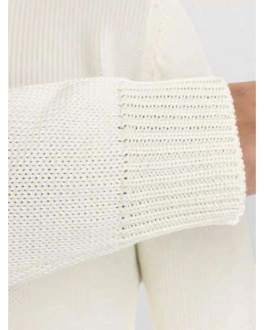 Roberto Collina White Merino Wool Turtleneck Jumper for men