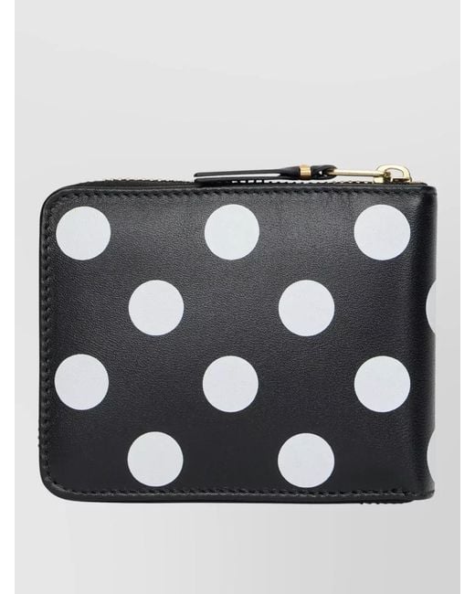 Comme des Garçons Metallic Leather Polka-Dot Wallet
