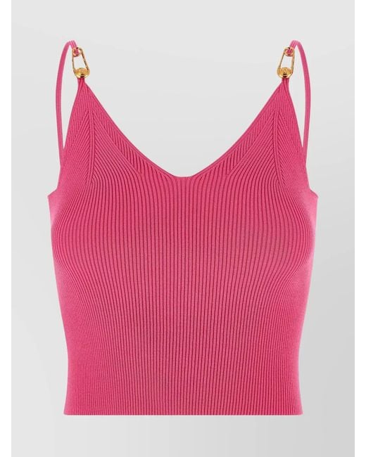 Versace Pink Sleeveless Top