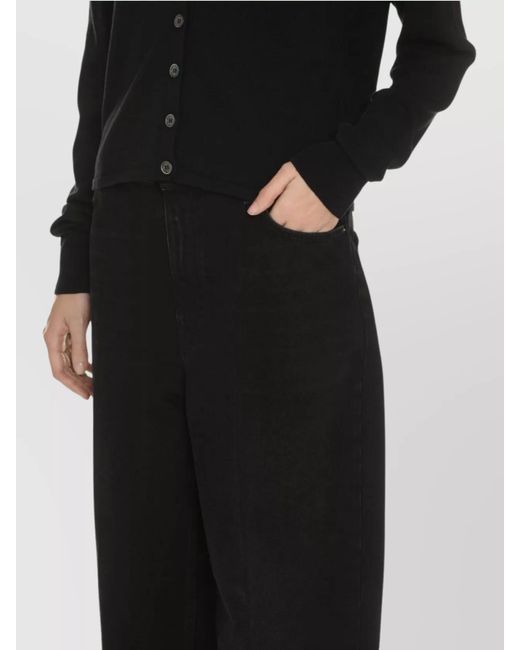 Totême Blue Denim Wide-Leg Trousers