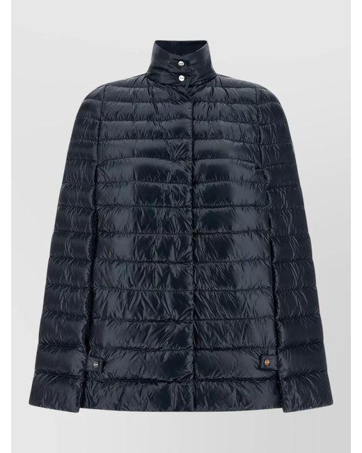 Herno Blue Cape Down Jacket