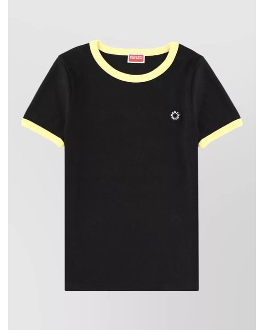 KENZO Black Cotton Boke Flower 2.0 T-Shirt