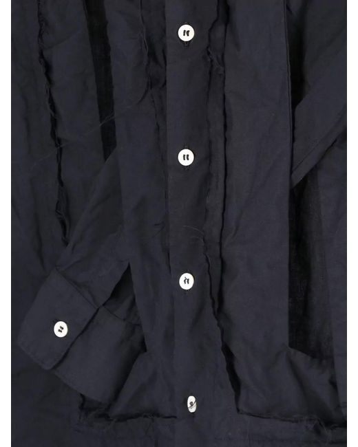 Comme des Garçons Black Panel Detail Dress Long Sleeves Midi