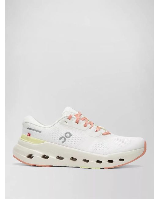 On Shoes Natural Signature Sneakers Perforated Sole Rubber Outsole