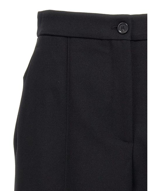Pinko Black Tailored Shorts