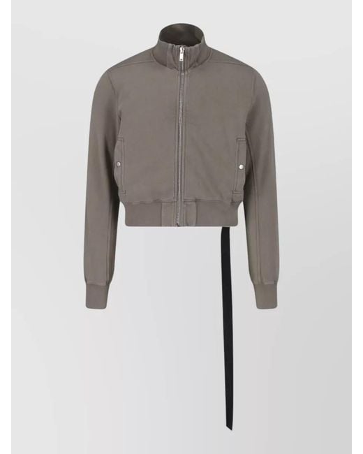 Rick Owens Gray Bomber Jacket for men