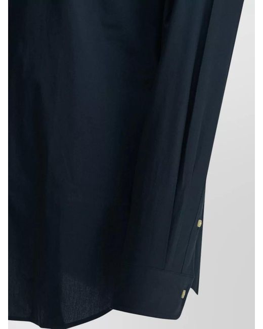 Polo Ralph Lauren Blue Custom Fit Shirt Logo Button Down Collar for men