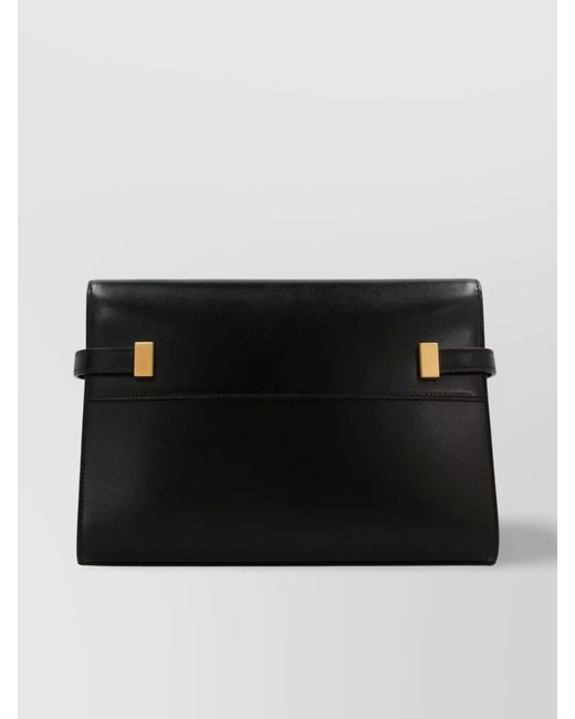 Saint Laurent Black Na Leather Shoulder Bag