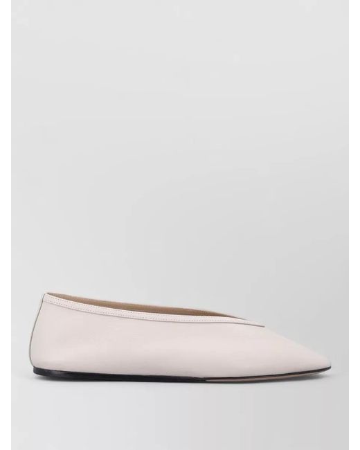 Le Monde Beryl Natural Luna Ballerina Shoes Flat Sole Pointed Toe