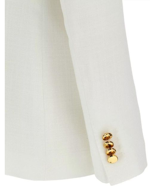 Tagliatore Natural Double-Breasted Blazer