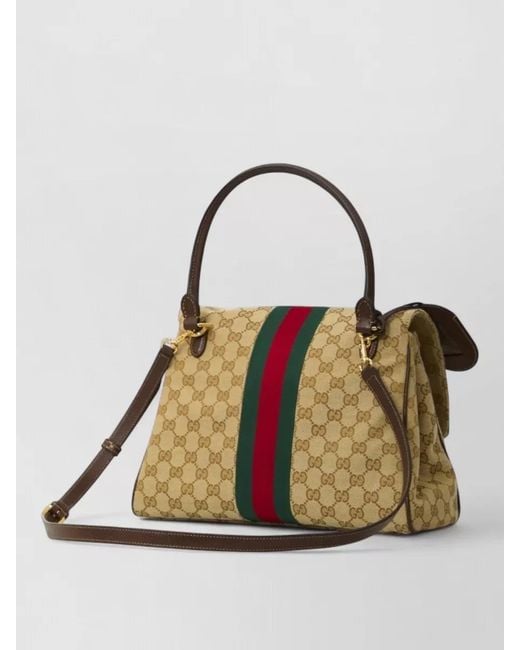 Gucci Multicolor Paparazzo Medium Shoulder Top Handle Bag