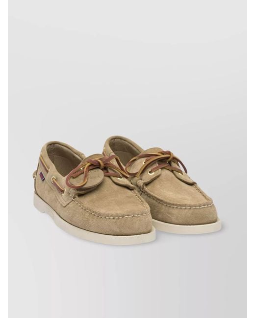 Sebago Natural Suede Leather Loafers for men