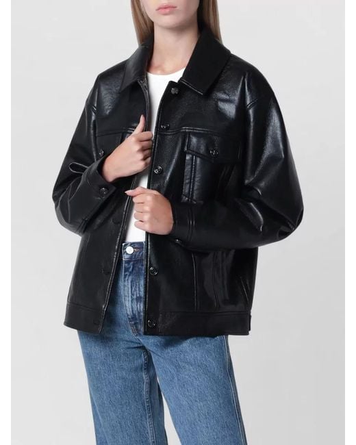 Anine Bing Black Leather Biker Jacket
