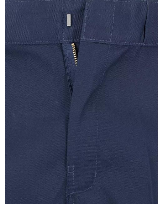 Dickies Blue Straight Shorts Belt Loops Back Pocket for men