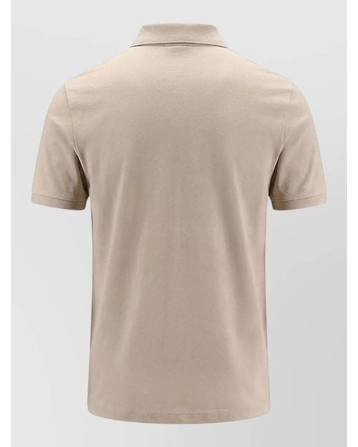 Boss Natural Perry Cotton Polo Shirt Short Sleeves for men