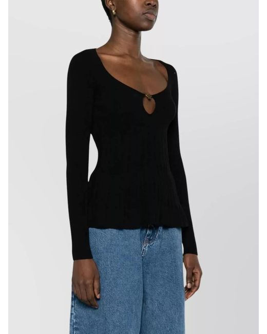 Philosophy Black Knitted Top