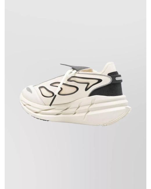 Adidas By Stella McCartney White Printed Low-Top Sneakers