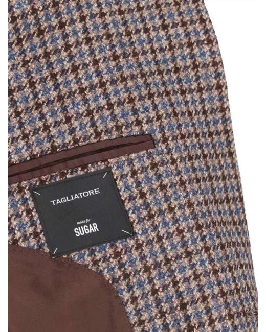 Tagliatore Gray Cashmere Blend Blazer for men