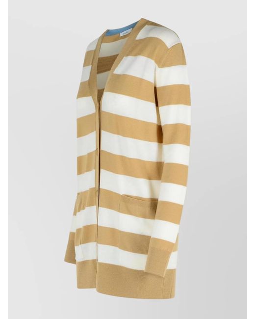 Max Mara Metallic Virgin Wool Cardigan