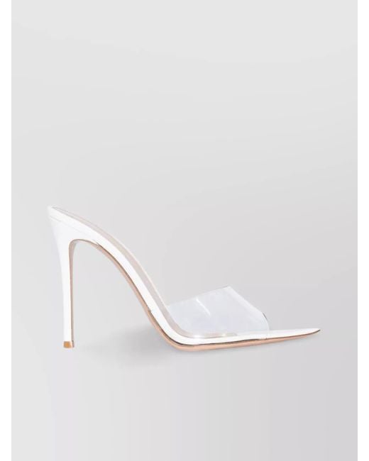 Gianvito Rossi White Thermoplastic Polyurethane Sandals