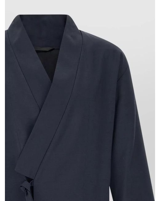 KENZO Blue Kimono Blazer for men