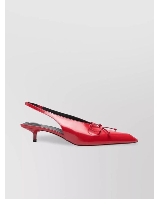 Jacquemus Pink Cubisto B Slingback Pumps