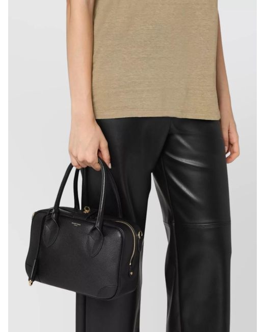 Golden Goose Deluxe Brand Black Vita Leather Crossbody Bag