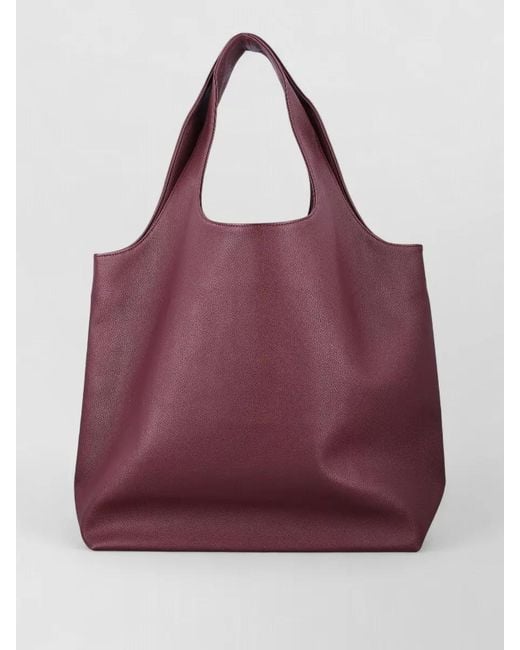 A.P.C. Purple Ninon Tote Bag Large Shoulder Carry