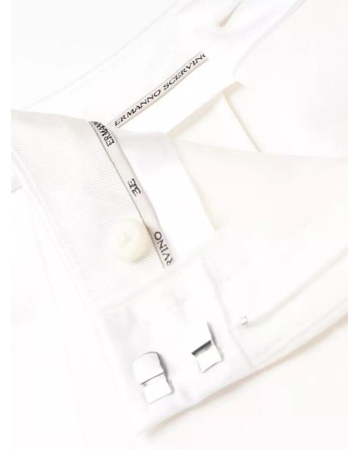 Ermanno Scervino White Tailored Trousers