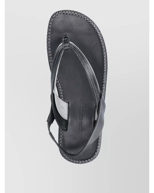 Kiko Kostadinov Multicolor Slide Sandals Heel Contrast Stitching Detail for men