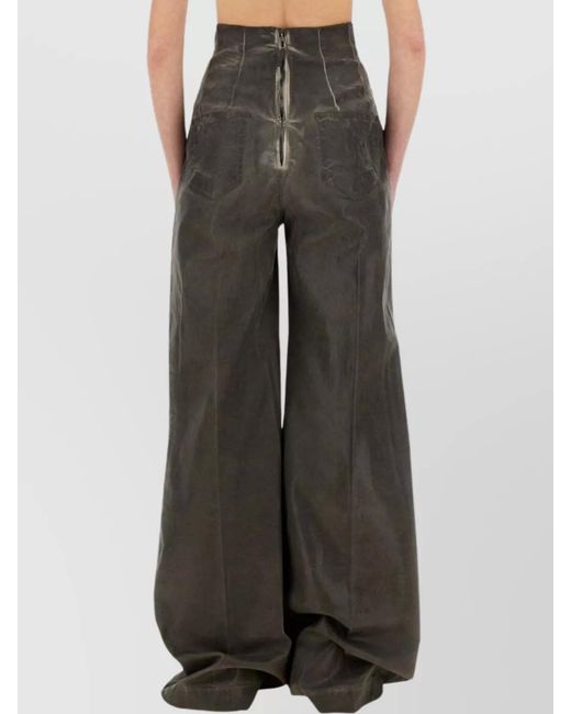 Rick Owens Multicolor Denim Wide-Leg Trousers