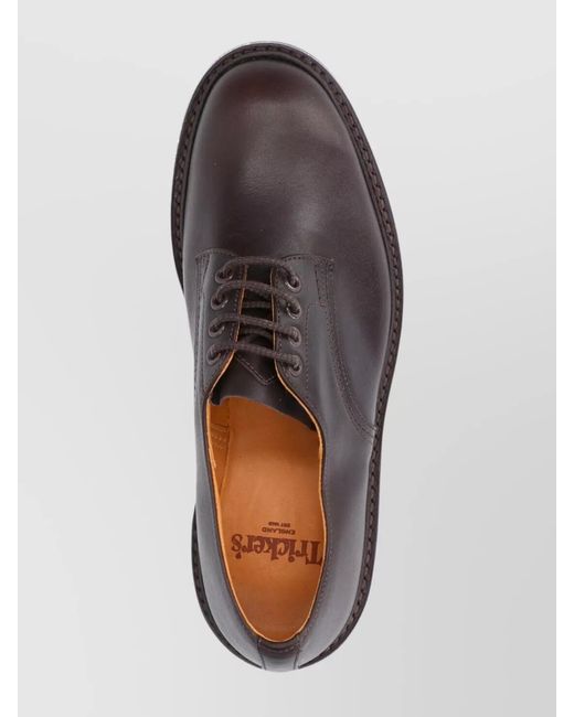 Tricker's Brown Leather Brogues for men