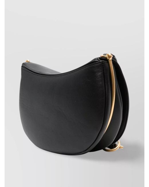 Wandler Black Calf Leather Shoulder Bag