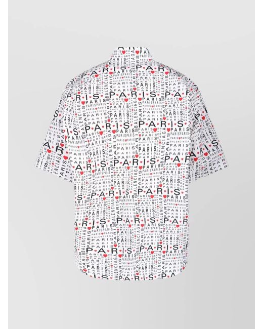 Balenciaga White Cotton Shirt for men