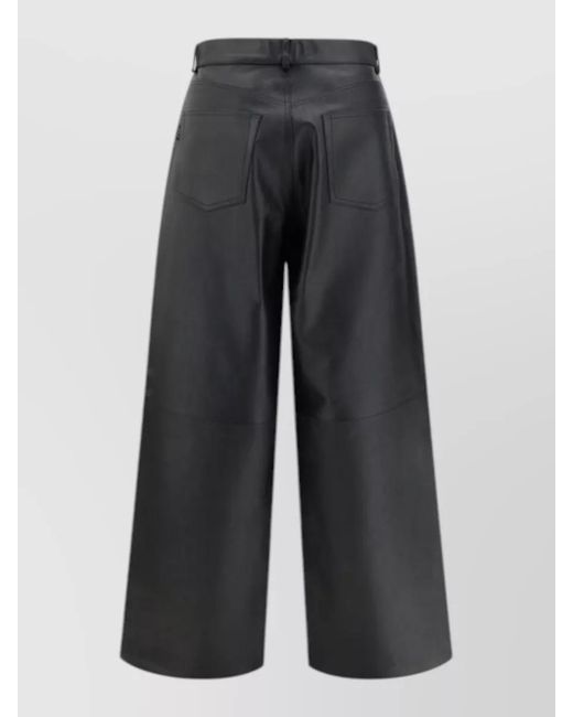 Haikure Blue Wide Leg Pants Modern Loose Silhouette