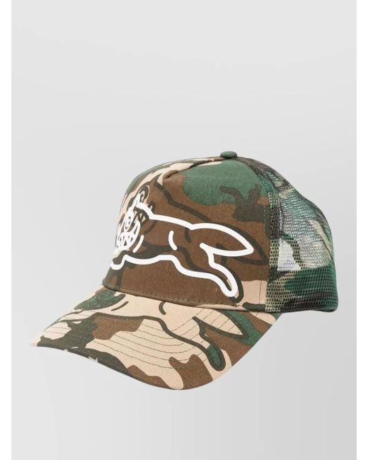 ICECREAM Multicolor Running Dog Baseball Cap Curved Brim Mesh for men