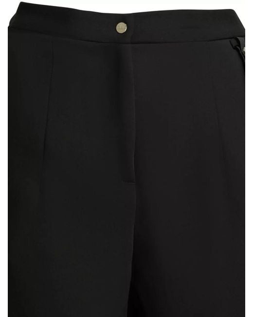 Herno Black Straight-Leg Trousers