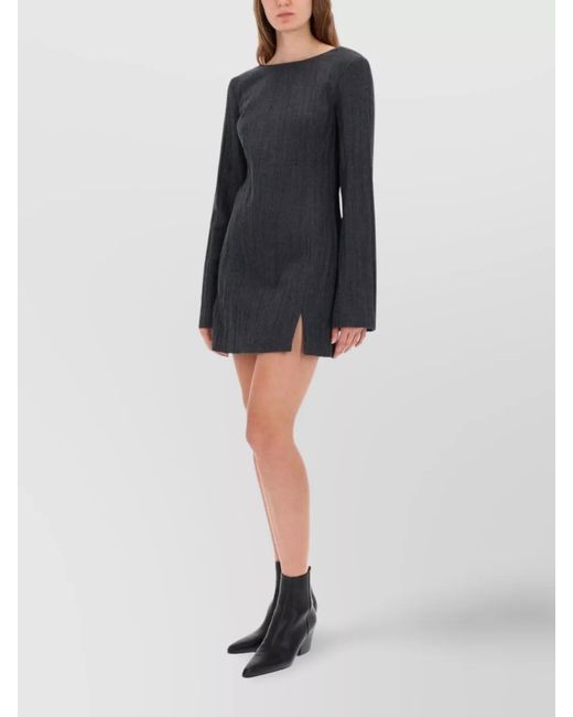 Our Legacy Black Virgin Wool Mini Dress