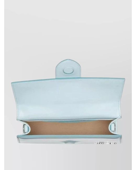 Jacquemus Blue Le Grand Bambino Leather Bucket Bag