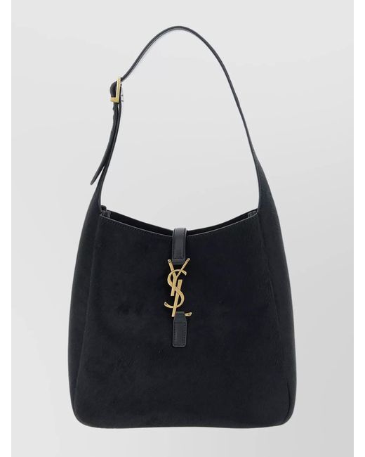 Saint Laurent Blue Le 5 À 7 Small Leather Shoulder Bag
