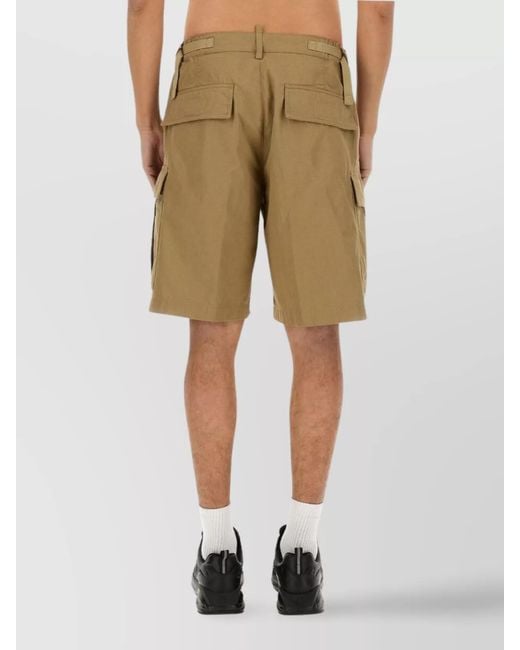 DSquared² Natural Cargo Bermuda Shorts With Multiple Pockets for men