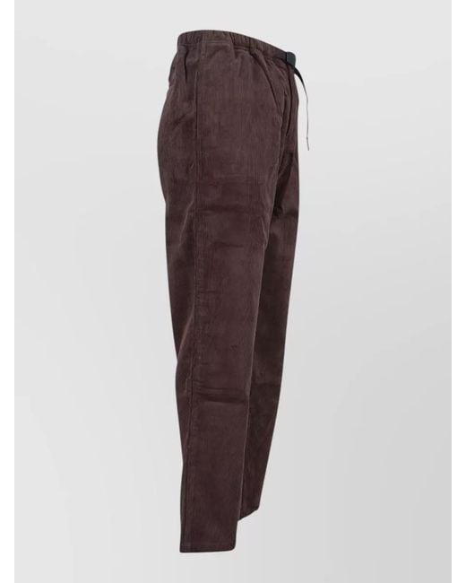 Gramicci Brown Straight-Leg Trousers for men