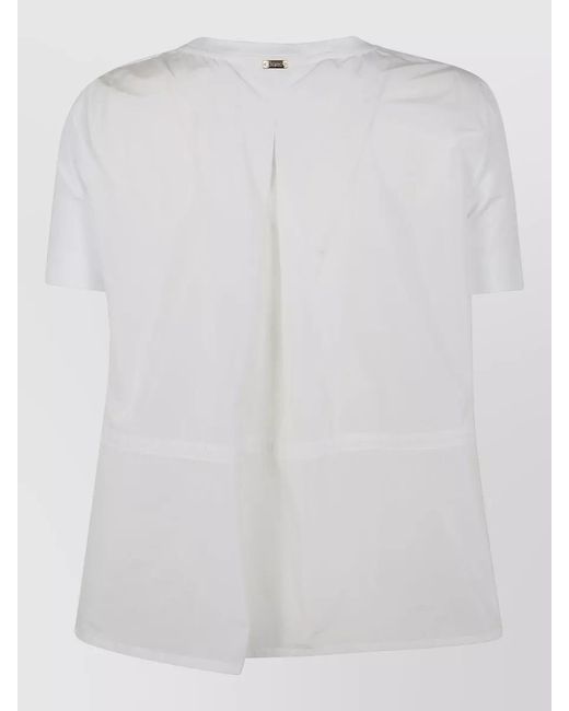 Herno White Cotton T-Shirt