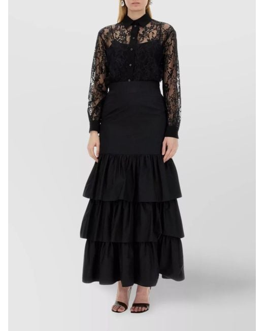 Moschino Black Lace Shirt